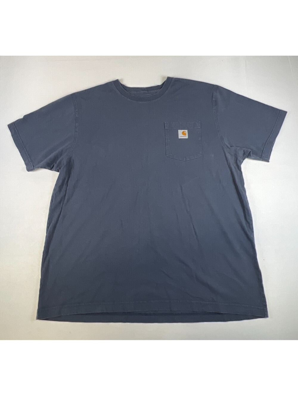 Carhartt Men XL Blue Pocket T-Shirt Loose Fit Short Sleeve K87 BLS